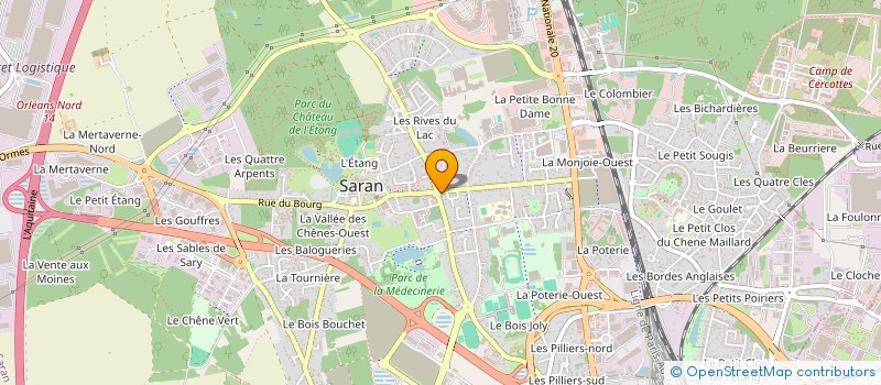 localisation de l'entreprise MONSIEUR DAMIEN LABRUNIE à SARAN
