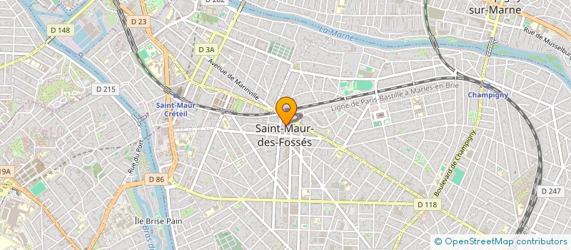 localisation de l'entreprise MONSIEUR DAMIEN LACOMBE  SAINT-MAUR-DES-FOSSES