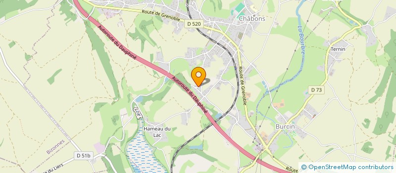 localisation de l'entreprise MONSIEUR DAMIEN LAFFAILLE  CHABONS