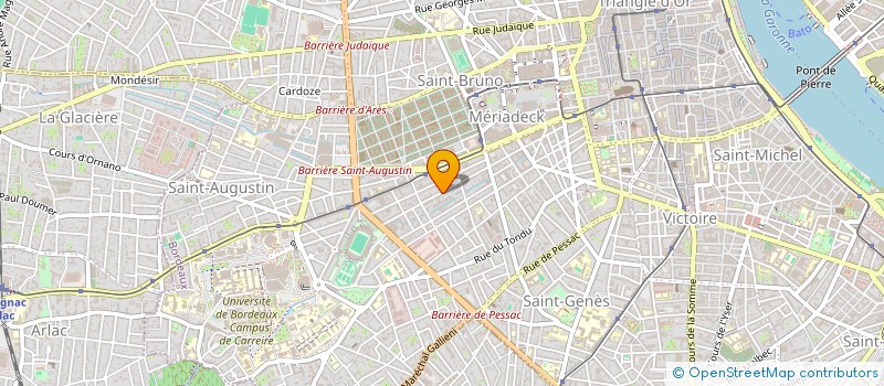 localisation de l'entreprise MONSIEUR DAMIEN LAGET  BORDEAUX