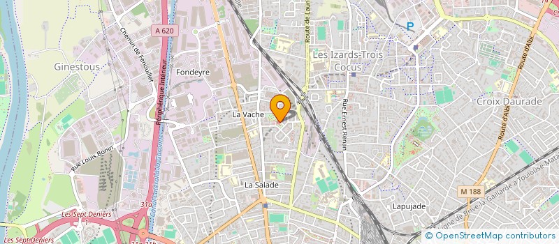 localisation de l'entreprise MONSIEUR DAMIEN LAJARRIGE  TOULOUSE