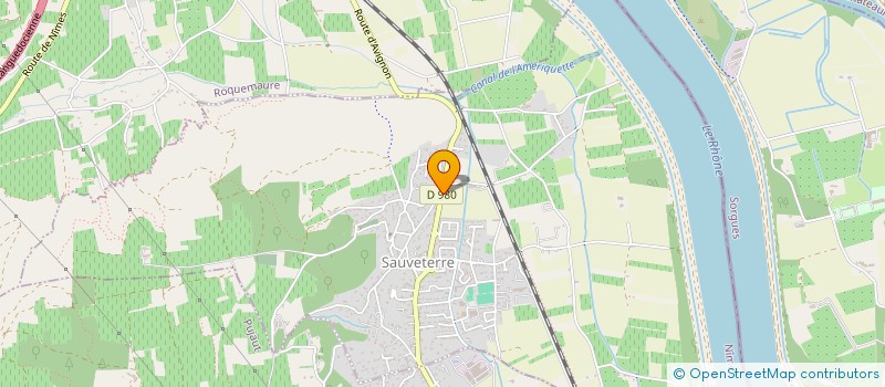 localisation de l'entreprise MONSIEUR DAMIEN LALLEMAND  SAUVETERRE
