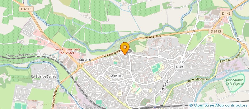 localisation de l'entreprise MONSIEUR DAMIEN LAMY  CARCASSONNE