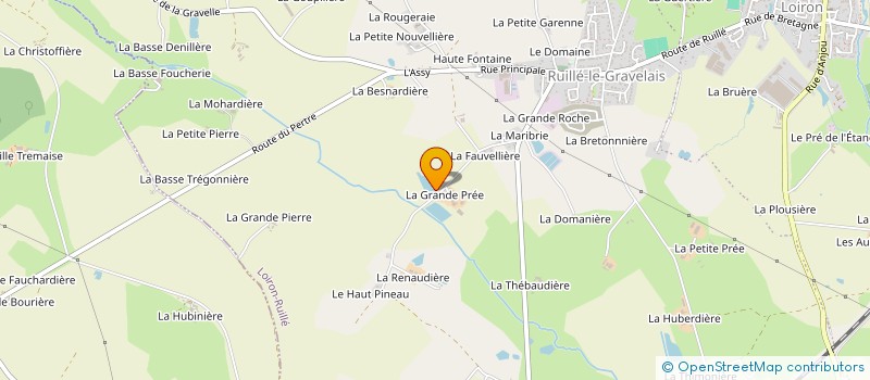 localisation de l'entreprise MONSIEUR DAMIEN LANDAIS  LOIRON-RUILLE