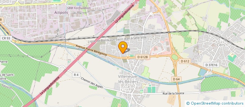 localisation de l'entreprise MONSIEUR DAMIEN LANDRON à VILLENEUVE-LES-BEZIERS