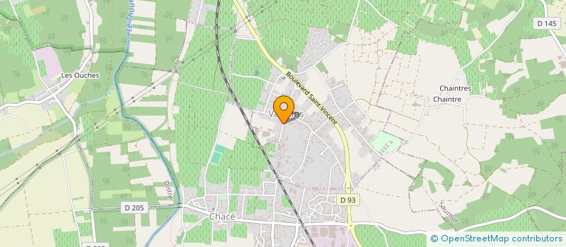 localisation de l'entreprise MONSIEUR DAMIEN LARUE  BELLEVIGNE-LES-CHATEAUX