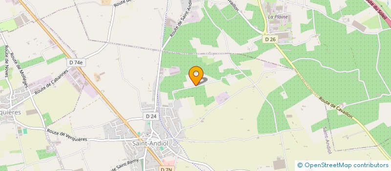 localisation de l'entreprise MONSIEUR DAMIEN LASERRE  SAINT-ANDIOL