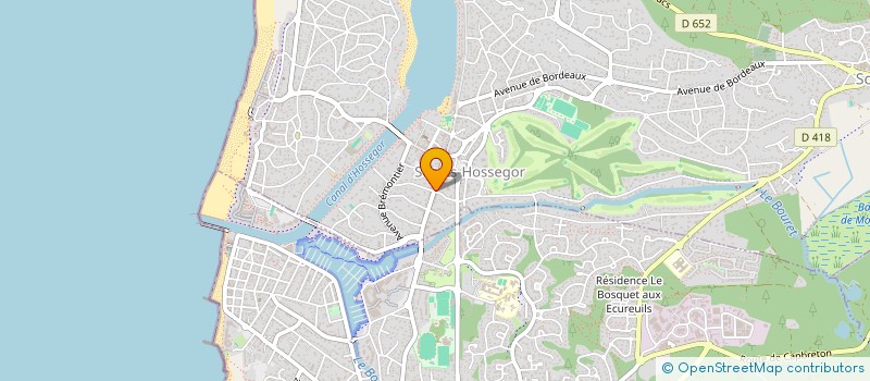 localisation de l'entreprise MONSIEUR DAMIEN LATGER  CAPBRETON