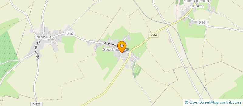 localisation de l'entreprise MONSIEUR DAMIEN LAURENCE  PETIT-CAUX