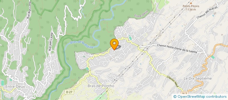 localisation de l'entreprise MONSIEUR DAMIEN LAURET  LE TAMPON