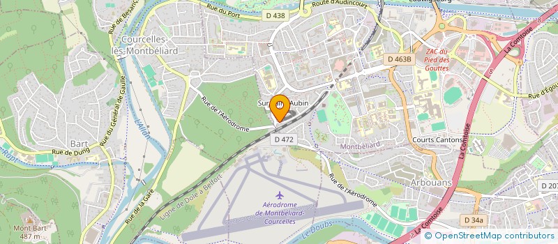 localisation de l'entreprise MONSIEUR DAMIEN LAUTISSIER  MONTBELIARD
