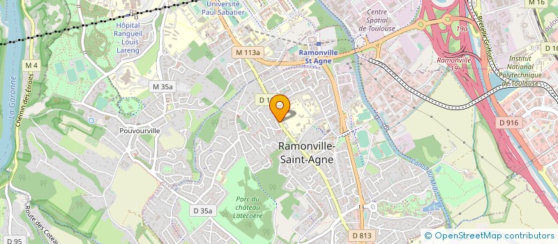 localisation de l'entreprise MONSIEUR DAMIEN LAUZERAL à RAMONVILLE-SAINT-AGNE