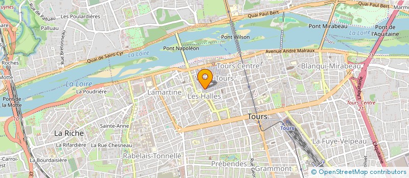 localisation de l'entreprise MONSIEUR DAMIEN LE CONTE  TOURS