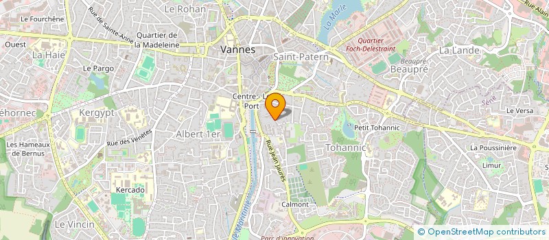 localisation de l'entreprise MONSIEUR DAMIEN LE STRAT à VANNES