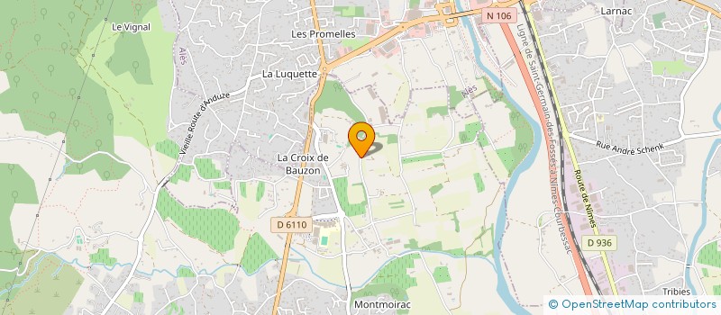 localisation de l'entreprise MONSIEUR DAMIEN LECACHEUR à SAINT-CHRISTOL-LEZ-ALES