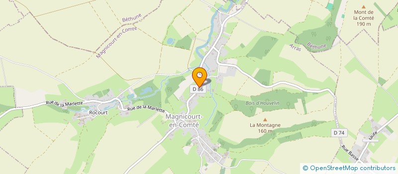 localisation de l'entreprise MONSIEUR DAMIEN LECLERCQ à MAGNICOURT-EN-COMTE