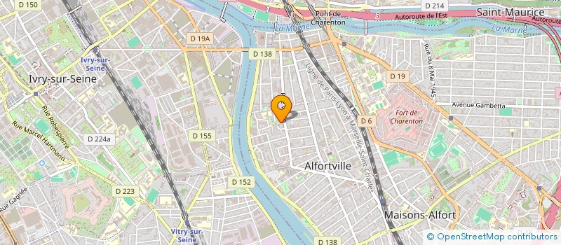 localisation de l'entreprise MONSIEUR DAMIEN LECLERCQ à ALFORTVILLE