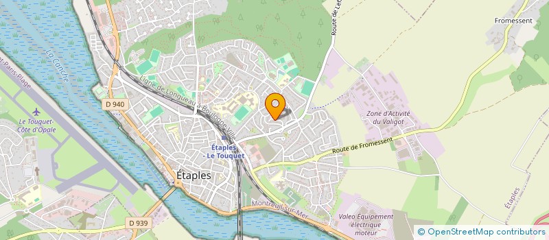 localisation de l'entreprise MONSIEUR DAMIEN LECLERCQ  ETAPLES