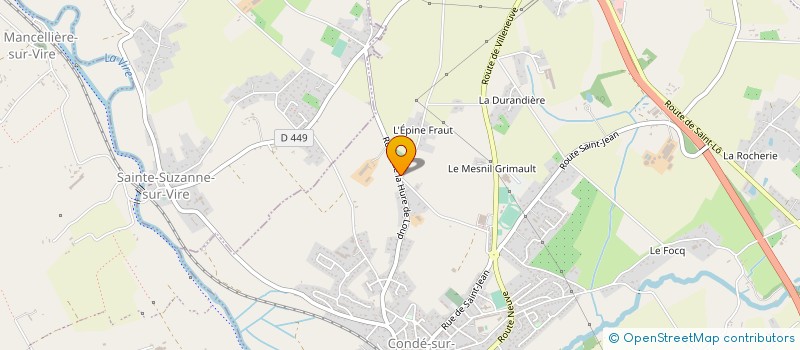 localisation de l'entreprise MONSIEUR DAMIEN LECONTE à CONDE-SUR-VIRE