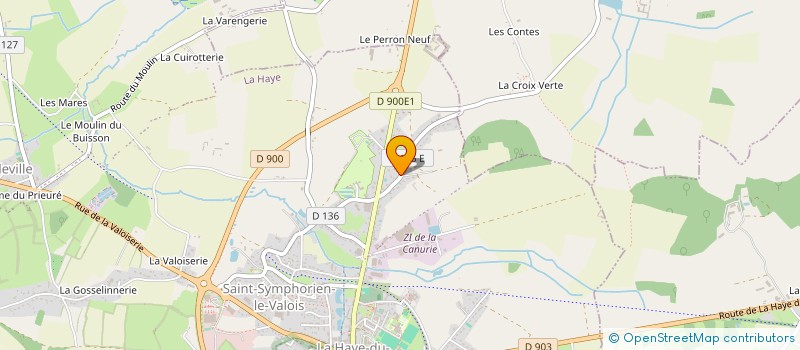 localisation de l'entreprise MONSIEUR DAMIEN LECROISEY à LA HAYE