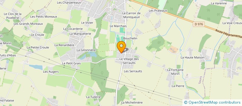 localisation de l'entreprise MONSIEUR DAMIEN LEDUC  AZAY-SUR-CHER