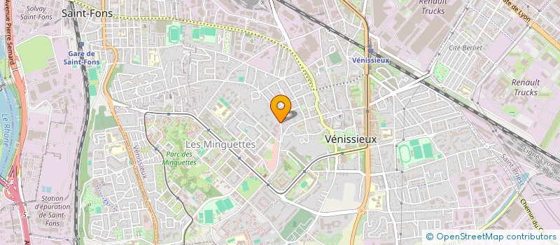 localisation de l'entreprise MONSIEUR DAMIEN LEFEBVRE  VENISSIEUX