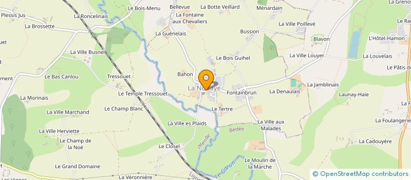 localisation de l'entreprise MONSIEUR DAMIEN LEFEUVRE  LA NOUAYE