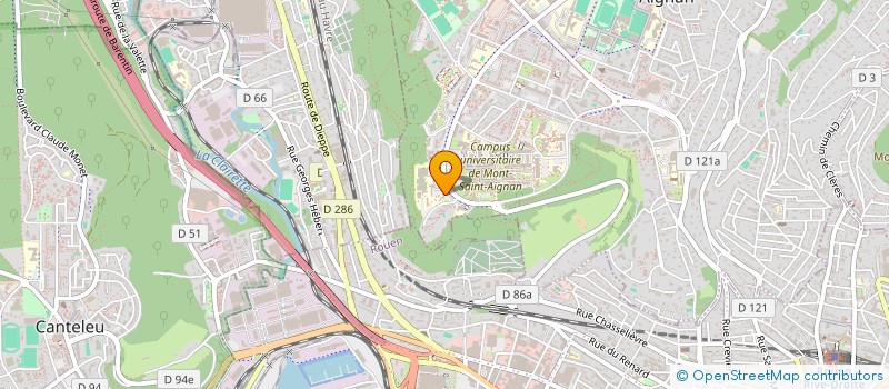 localisation de l'entreprise MONSIEUR DAMIEN LEGER  MONT-SAINT-AIGNAN