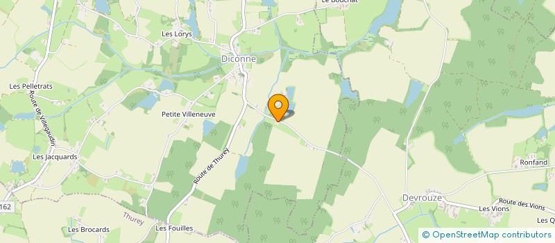 localisation de l'entreprise MONSIEUR DAMIEN LEGLISE  DICONNE