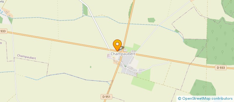 localisation de l'entreprise MONSIEUR DAMIEN LEGRET  CHAMPAUBERT