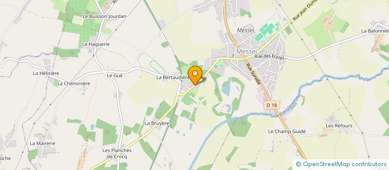 localisation de l'entreprise MONSIEUR DAMIEN LELIEVRE à MESSEI