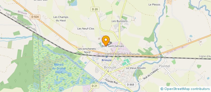 localisation de l'entreprise MONSIEUR DAMIEN LEMANCEL à BRIOUZE