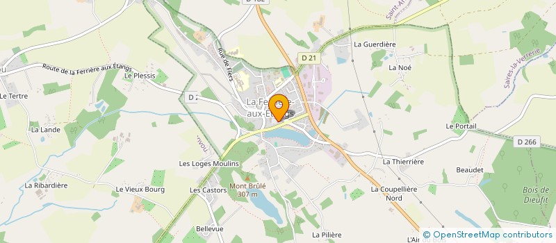 localisation de l'entreprise MONSIEUR DAMIEN LEMESNIL à LA FERRIERE-AUX-ETANGS