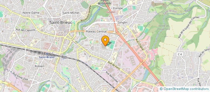 localisation de l'entreprise MONSIEUR DAMIEN LEMOINE à SAINT-BRIEUC