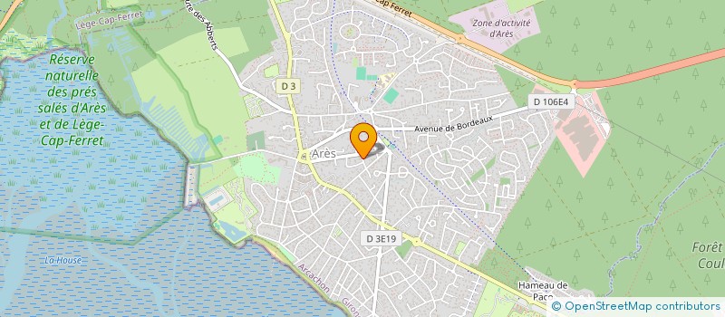 localisation de l'entreprise MONSIEUR DAMIEN LEON  ARES