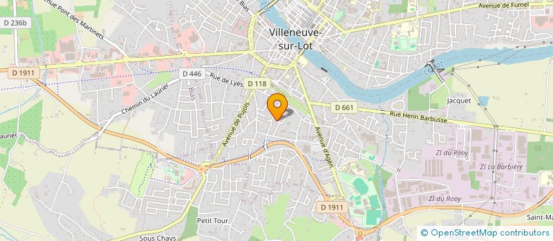 localisation de l'entreprise MONSIEUR DAMIEN LEONARDY  VILLENEUVE-SUR-LOT