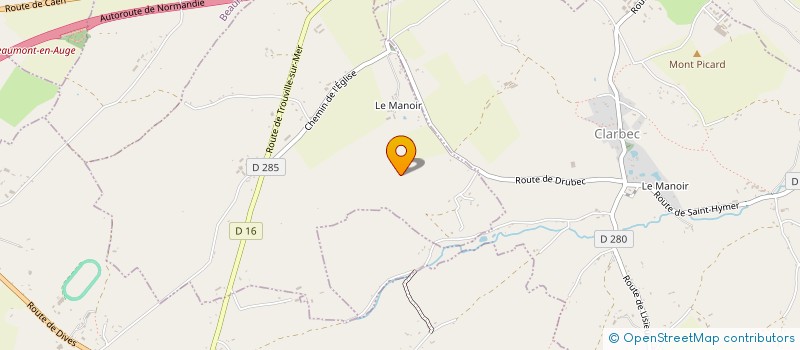 localisation de l'entreprise MONSIEUR DAMIEN LEPELLETIER  DRUBEC