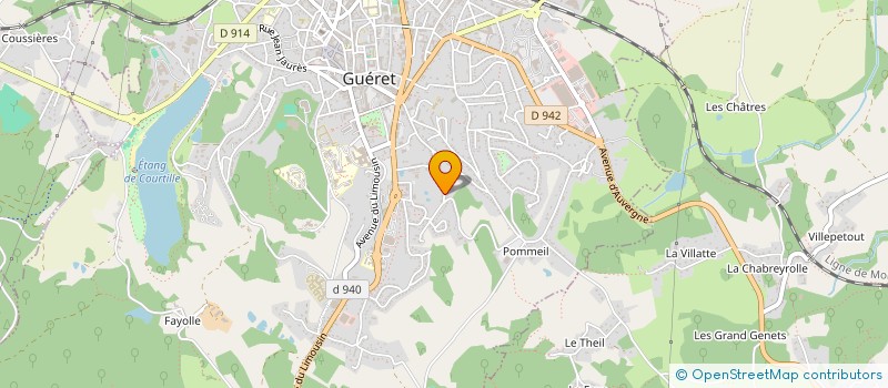 localisation de l'entreprise MONSIEUR DAMIEN LEPETIT à GUERET