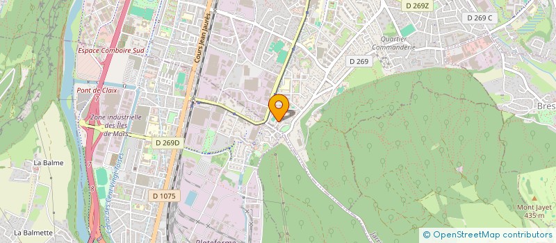 localisation de l'entreprise MONSIEUR DAMIEN LEPETIT  ECHIROLLES