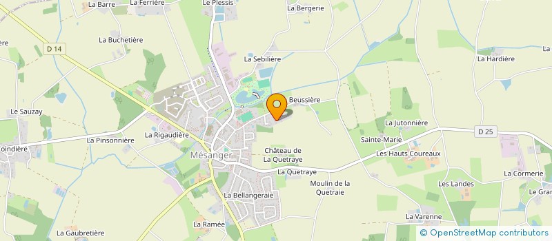 localisation de l'entreprise MONSIEUR DAMIEN LEPICARD  MESANGER