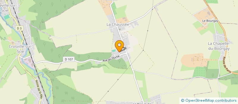 localisation de l'entreprise MONSIEUR DAMIEN LEPORTIER  LA CHAUSSEE