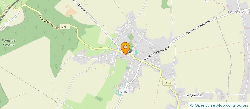 localisation de l'entreprise MONSIEUR DAMIEN LEPREVOST  PREAUX