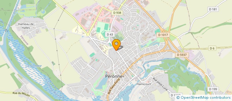 localisation de l'entreprise MONSIEUR DAMIEN LEROUX à PERONNE