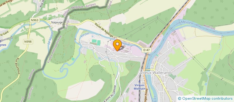 localisation de l'entreprise MONSIEUR DAMIEN LESCALIER  VIREUX-MOLHAIN