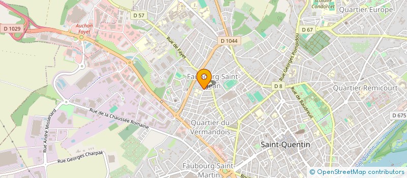 localisation de l'entreprise MONSIEUR DAMIEN LETHELLIER à SAINT-QUENTIN