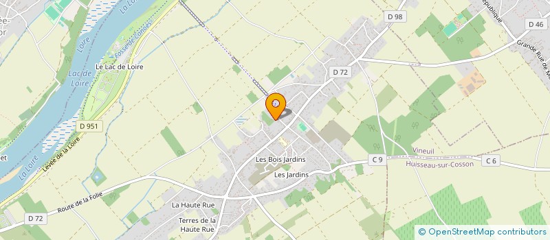 localisation de l'entreprise MONSIEUR DAMIEN LETURGEON à VINEUIL