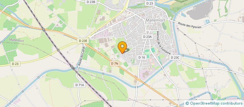 localisation de l'entreprise MONSIEUR DAMIEN LEVASSEUR  MALLEMORT