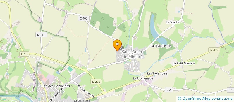 localisation de l'entreprise MONSIEUR DAMIEN LEVOYER  SAINT-OUEN-DE-MIMBRE