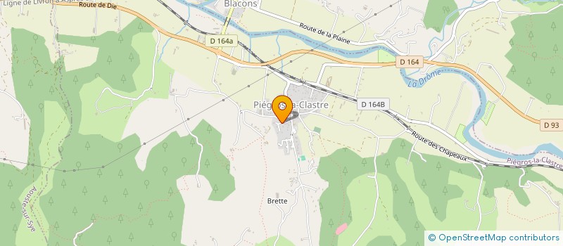 localisation de l'entreprise MONSIEUR DAMIEN LEYRAUD à PIEGROS-LA-CLASTRE