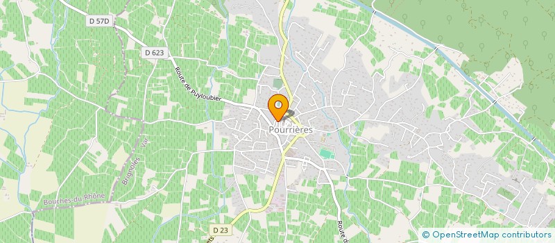 localisation de l'entreprise MONSIEUR DAMIEN LIARDET  POURRIERES